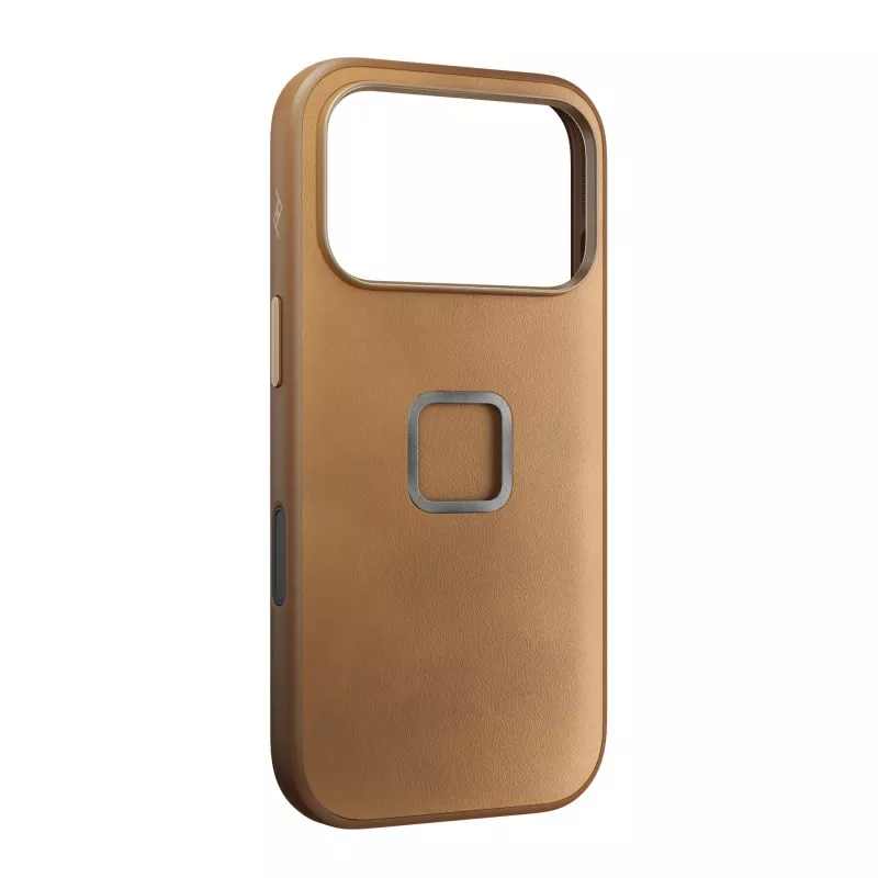 Peak Design Mobile Everyday Clarino Case iPhone 17 Pro Tan - brązowy
