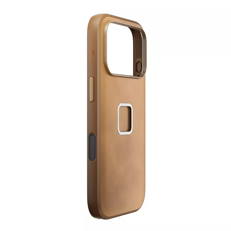 Peak Design Mobile Everyday Clarino Case iPhone 17 Pro Tan - brązowy