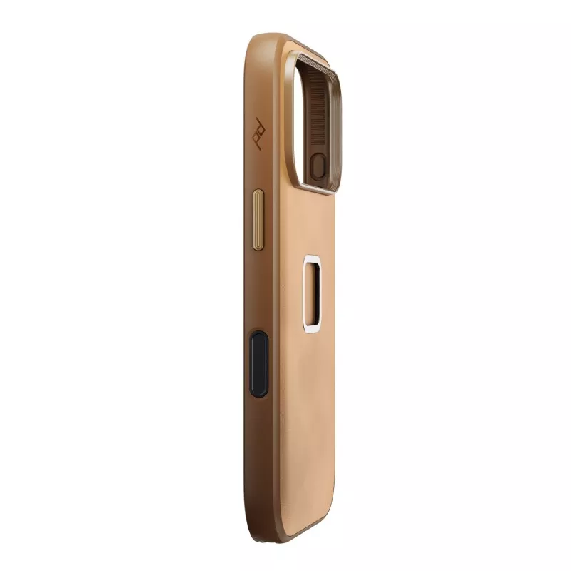 Peak Design Mobile Everyday Clarino Case iPhone 17 Pro Tan - brązowy