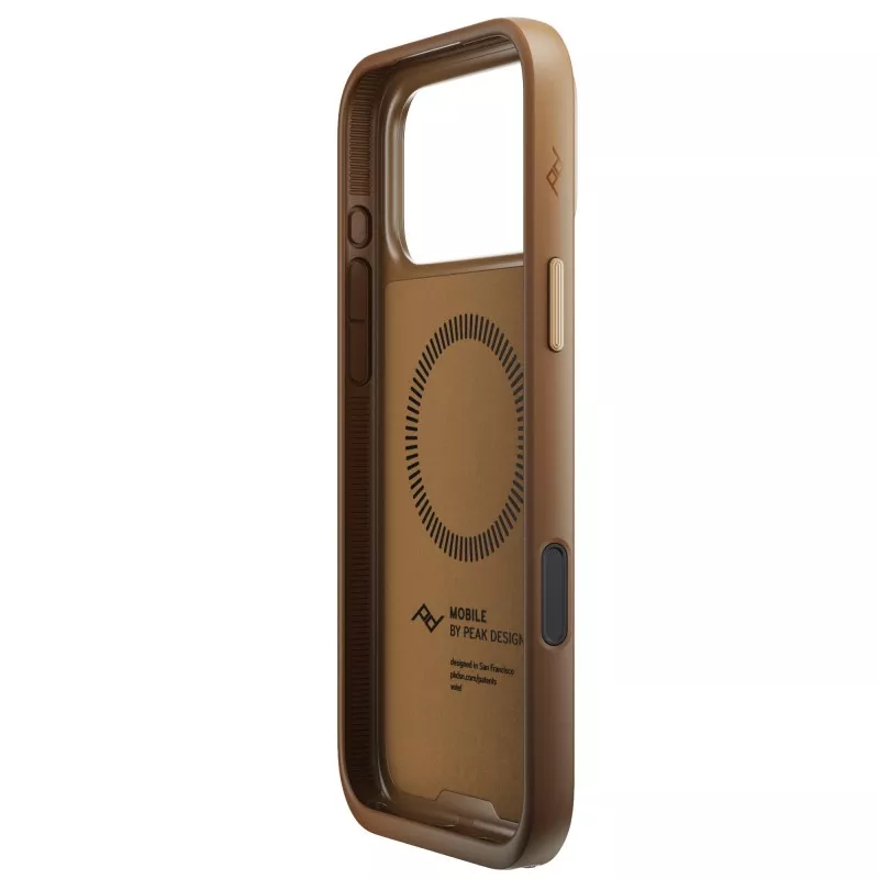 Peak Design Mobile Everyday Clarino Case iPhone 17 Pro Max Tan - brązowy