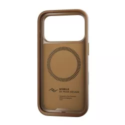 Peak Design Mobile Everyday Clarino Loop Case iPhone 17 Pro Tan - brązowy