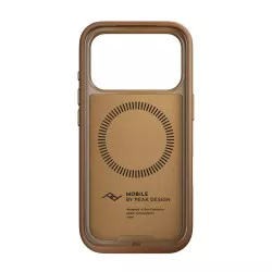 Peak Design Mobile Everyday Clarino Loop Case iPhone 17 Pro Tan - brązowy