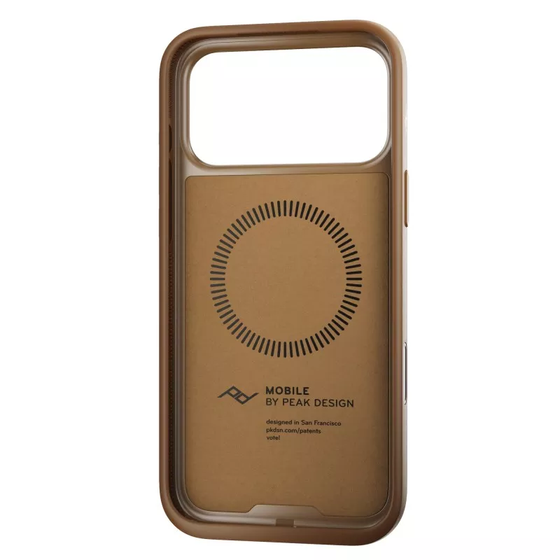 Peak Design Mobile Everyday Clarino Case iPhone 17 Pro Max Tan - brązowy