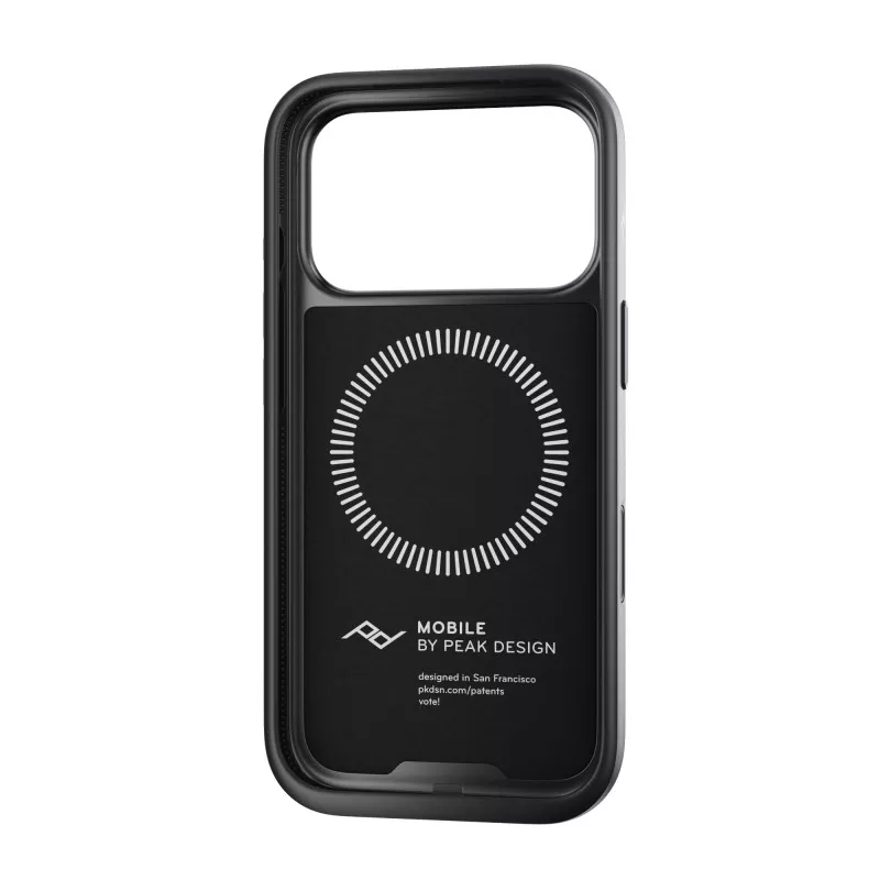 Peak Design Mobile Everyday Clarino Loop Case iPhone 17 Pro Black - czarny