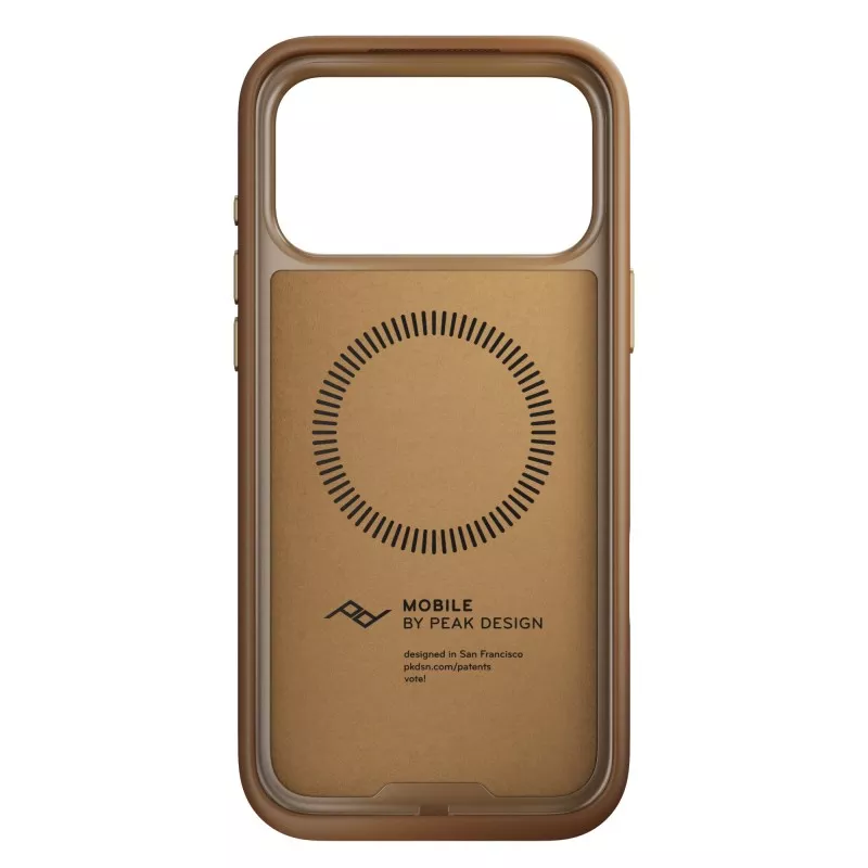 Peak Design Mobile Everyday Clarino Case iPhone 17 Pro Max Tan - brązowy