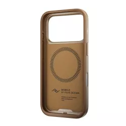 Peak Design Mobile Everyday Clarino Case iPhone 17 Pro Tan - brązowy