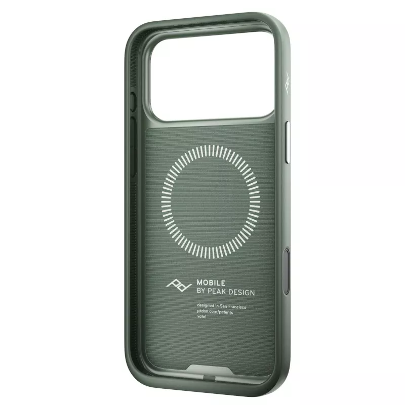 Peak Design Mobile Etui Everyday Case Fabric iPhone 17 Pro Max Sage - szarozielony