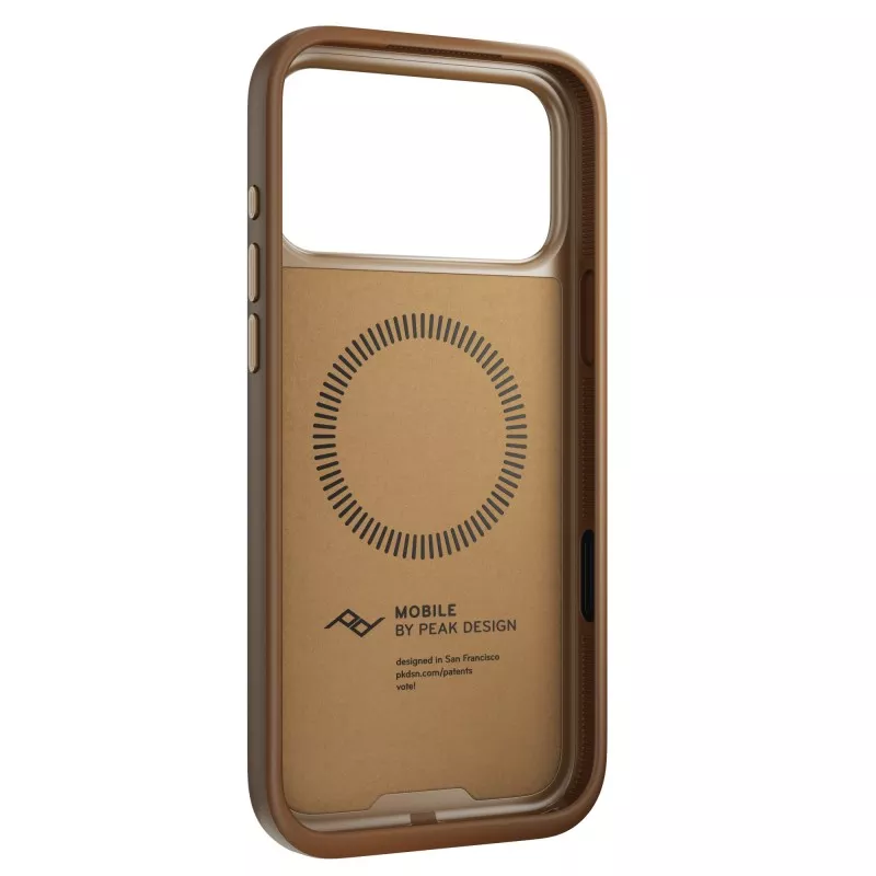 Peak Design Mobile Everyday Clarino Case iPhone 17 Pro Max Tan - brązowy