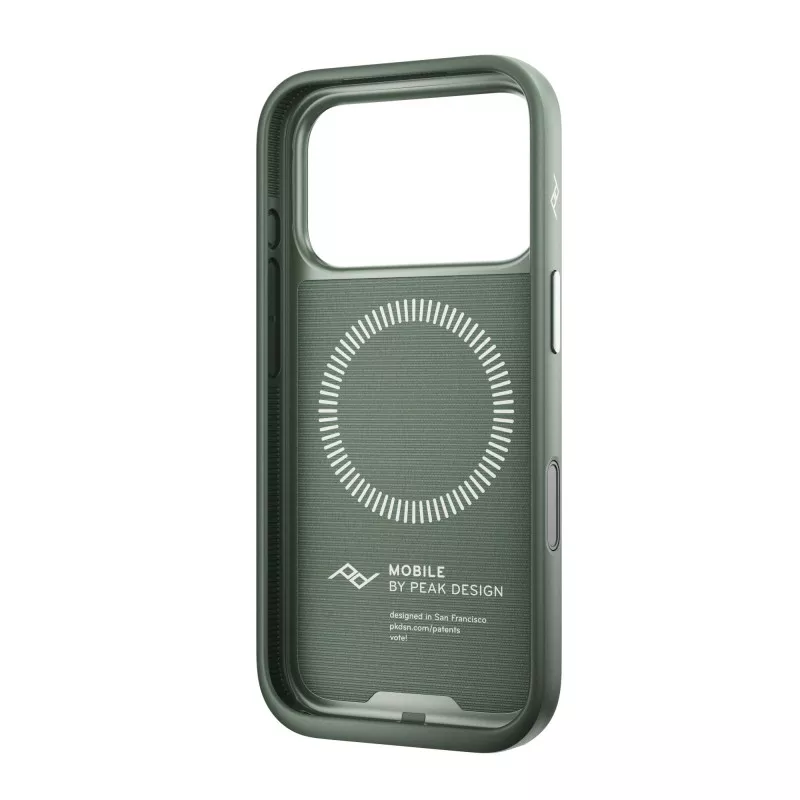 Peak Design Mobile Etui Everyday Case Fabric iPhone 17 Pro Sage  - szarozielony