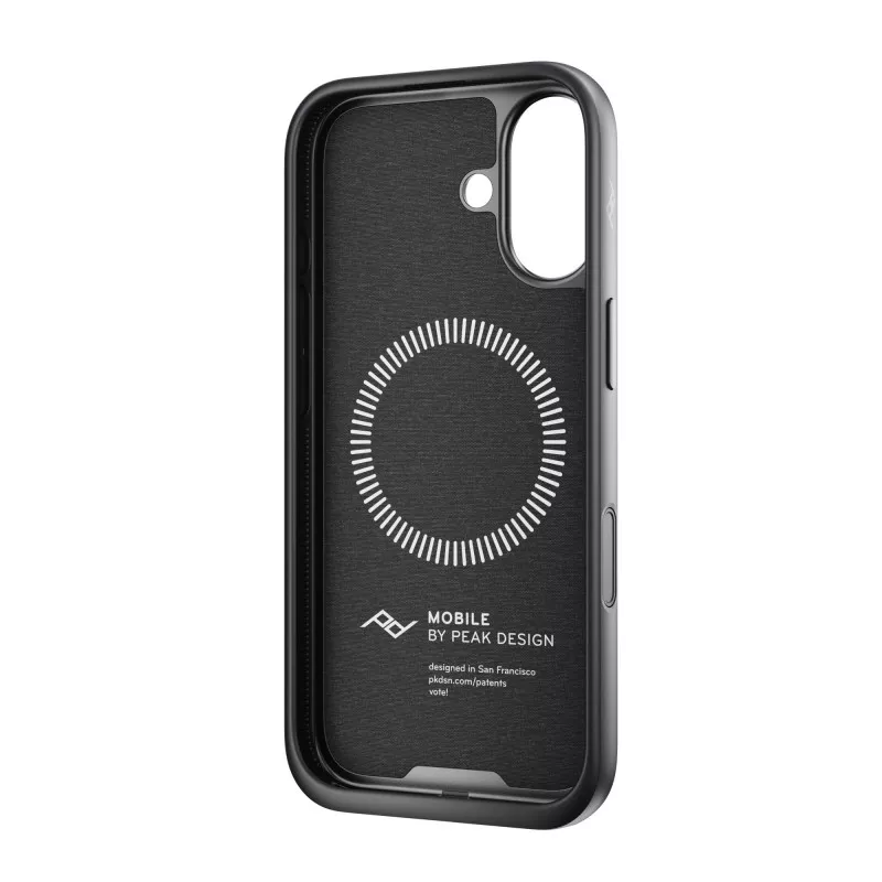 Peak Design Mobile Etui Everyday Case Fabric iPhone 17 Charcoal - Grafitowy