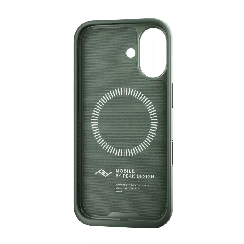 Peak Design Mobile Etui Everyday Case Fabric iPhone 17 Sage - szarozielony