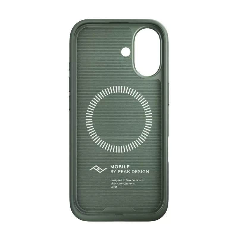 Peak Design Mobile Etui Everyday Case Fabric iPhone 17 Sage - szarozielony