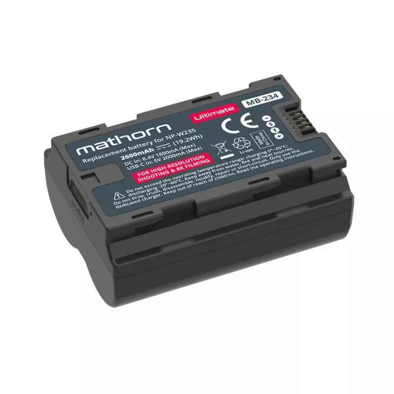 Bateria Mathorn MB-234 Ultimate 2600mAh USB-C zamiennik NP-W235