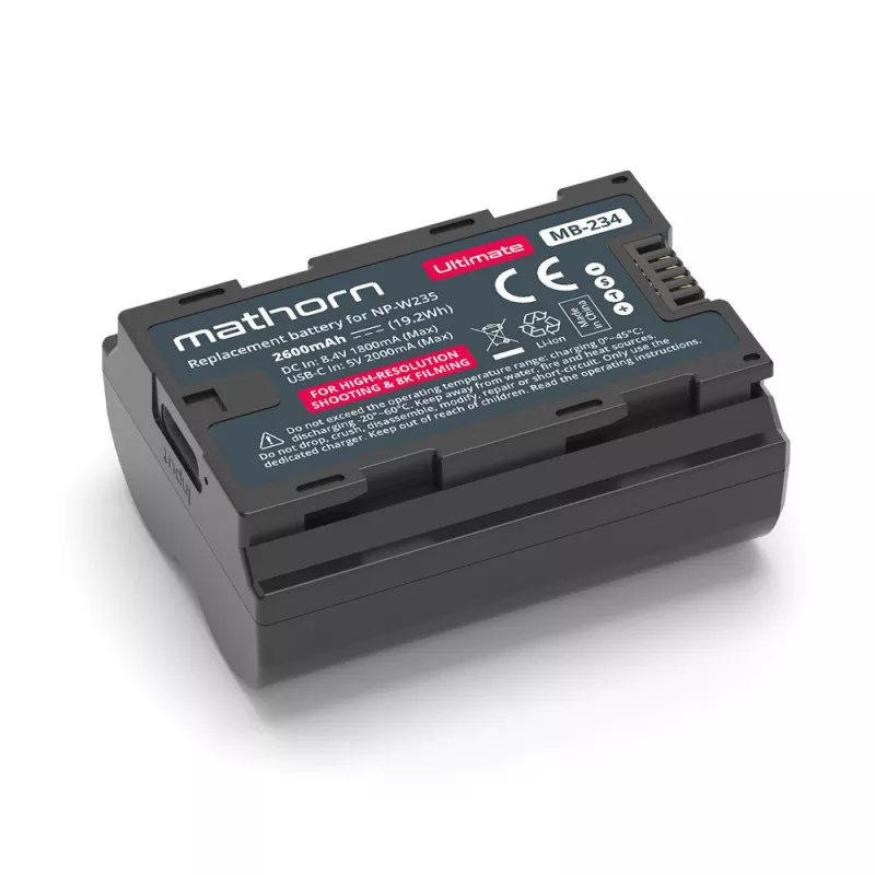 Bateria Mathorn MB-234 Ultimate 2600mAh USB-C zamiennik NP-W235