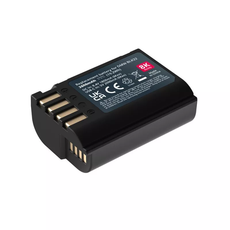 Bateria Mathorn MB-254 Ultimate 2600mAh USB-C zamiennik DMW-BLK22 (Nowość!)