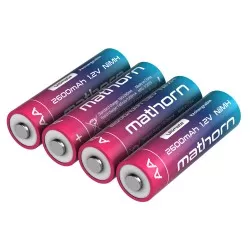 Zestaw akumulatorów Mathorn Ultimate AA NiMH 2600 mAh NiMH HR6 1.2V 4szt