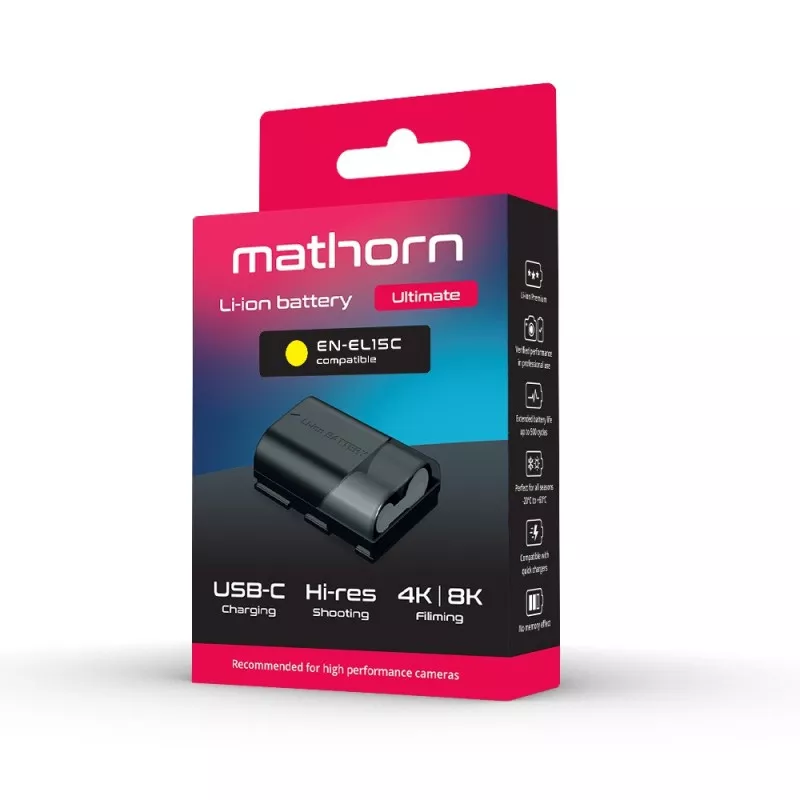 Bateria Mathorn MB-214 Ultimate 2600mAh USB-C zamiennik EN-EL15C