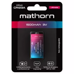 Bateria litowa Mathorn Ultimate CR123A 1500mAh Lithium