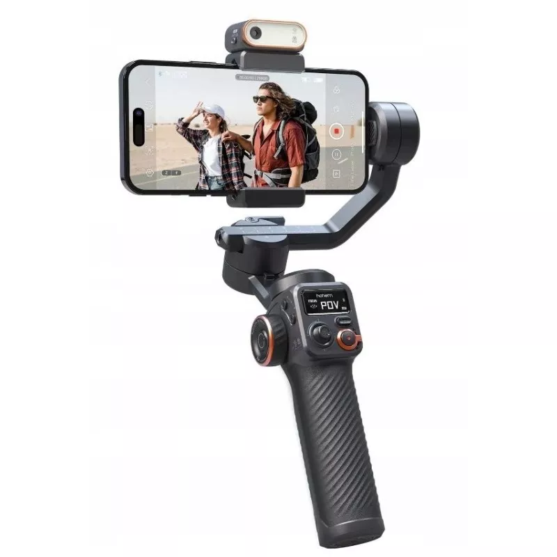 Zestaw Gimbal  Isteady M6 Kit Hohem + Lampa Led Ai Vision + Statyw Do Telefonu / Smartfona / M6 Kit