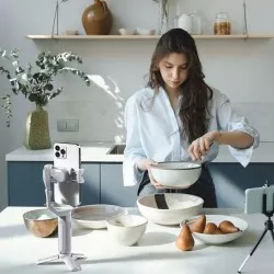 Gimbal / Stabilizator Hohem Isteady Xe Kit + Lampa Magnetyczna Led Do Telefonu / Smartfona