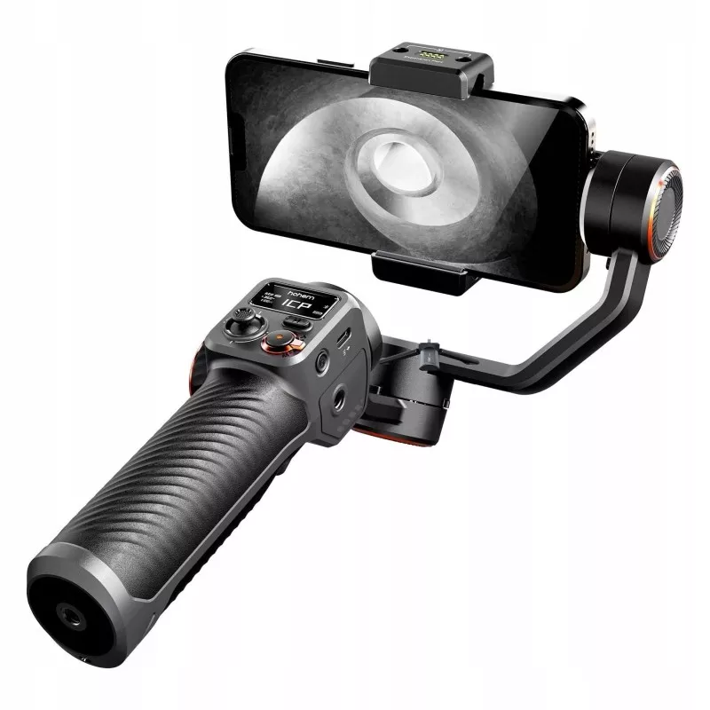 Zestaw Gimbal  Isteady M6 Kit Hohem + Lampa Led Ai Vision + Statyw Do Telefonu / Smartfona / M6 Kit