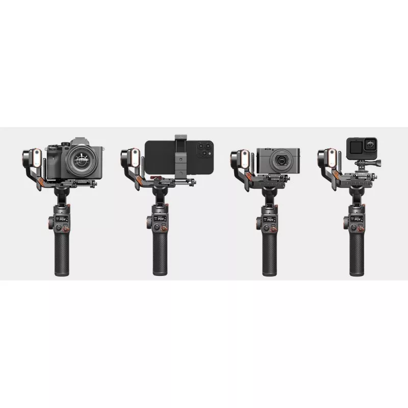 Gimbal Stabilizator Hohem Isteady Mt2 Kit + Lampa Led Ai Do Telefonu / Kamery / Aparatu Dslr Do 1,2kg