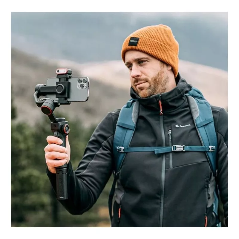 Zestaw Gimbal  Isteady M6 Kit Hohem + Lampa Led Ai Vision + Statyw Do Telefonu / Smartfona / M6 Kit