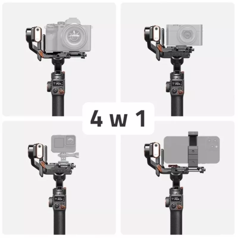 Gimbal Stabilizator Hohem Isteady Mt2 Kit + Lampa Led Ai Do Telefonu / Kamery / Aparatu Dslr Do 1,2kg