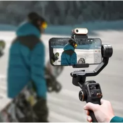 Zestaw Gimbal  Isteady M6 Kit Hohem + Lampa Led Ai Vision + Statyw Do Telefonu / Smartfona / M6 Kit