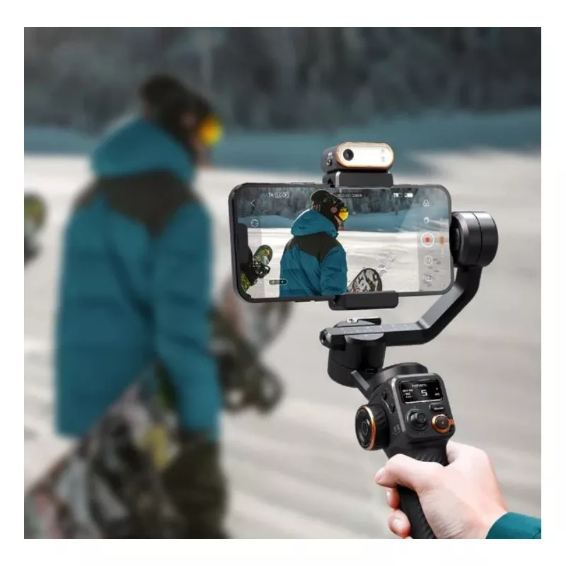 Zestaw Gimbal  Isteady M6 Kit Hohem + Lampa Led Ai Vision + Statyw Do Telefonu / Smartfona / M6 Kit