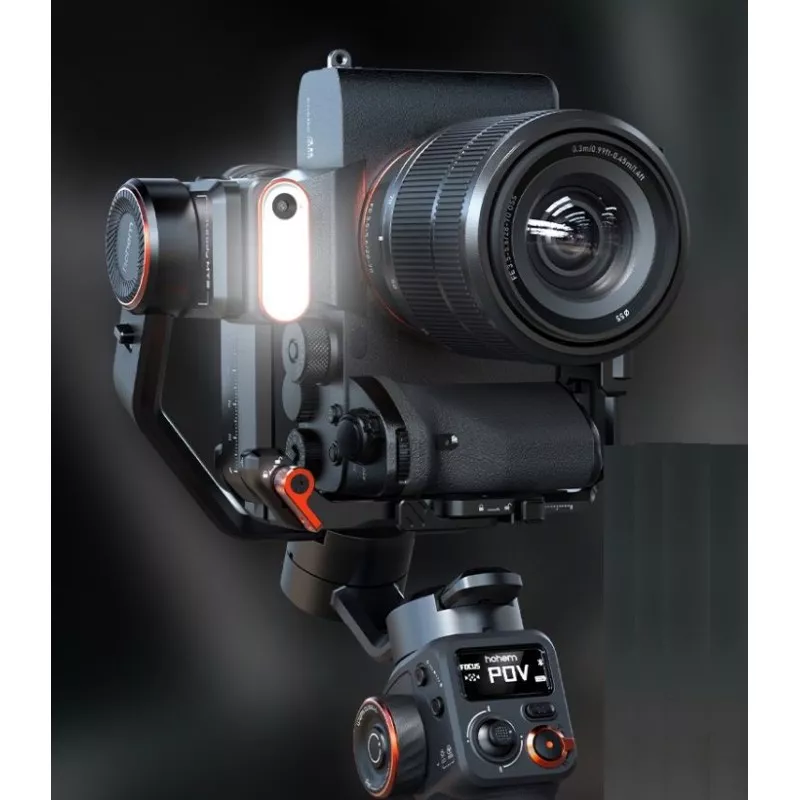 Gimbal Stabilizator Hohem Isteady Mt2 Kit + Lampa Led Ai Do Telefonu / Kamery / Aparatu Dslr Do 1,2kg