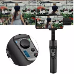 Gimbal 3-os. Stabilizator Do Telefonu / Smartfona + Lampa Led / Hohem Isteady Mobile+ Kit 2024