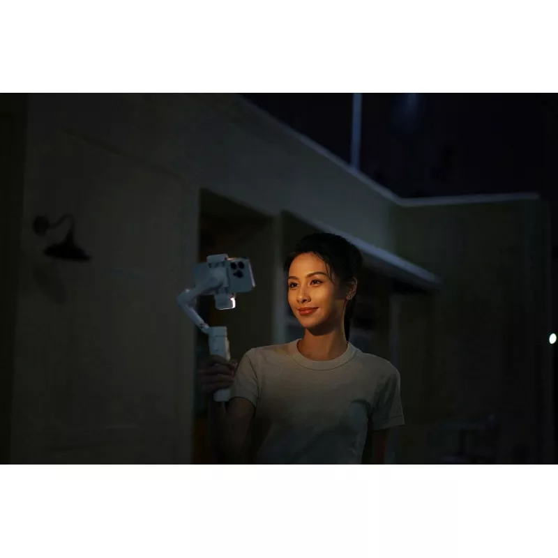 Gimbal Stabilizator  Lampa Led Pilot Selfie Stick - Telefon / Hohem Isteady V3 / Czarny