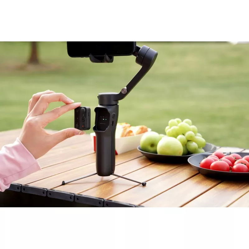 Gimbal Stabilizator  Lampa Led Pilot Selfie Stick - Telefon / Hohem Isteady V3 / Czarny