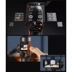 Gimbal Stabilizator Lampa Oled Pilot Do Telefonu Smartfona / Hohem Isteady M7