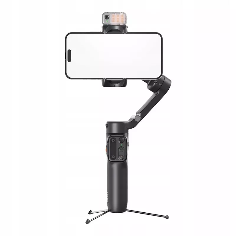 Gimbal Stabilizator  Lampa Led Pilot Selfie Stick - Telefon / Hohem Isteady V3 / Czarny
