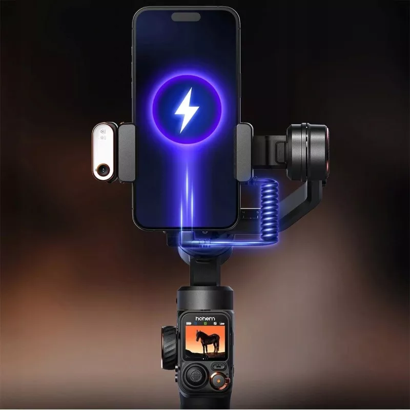 Gimbal Stabilizator Lampa Oled Pilot Do Telefonu Smartfona / Hohem Isteady M7