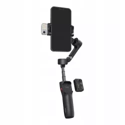 Gimbal Stabilizator  Lampa Led Pilot Selfie Stick - Telefon / Hohem Isteady V3 / Czarny