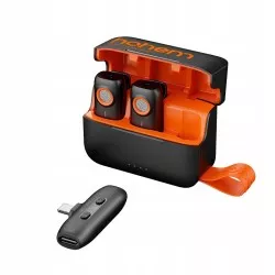 Mikrofon Bezprzewodowy Etui Ładujące 2tx 1rx Hohem / Mic-01 / Iphone Lightning
