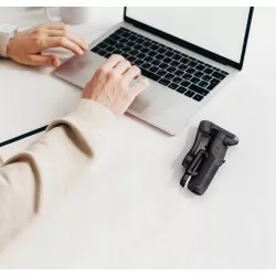 Gimbal Stabilizator  Lampa Led Pilot Selfie Stick - Telefon / Hohem Isteady V3 / Czarny