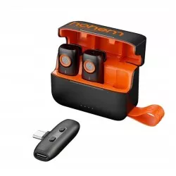 2x Mikrofon Bezprzewodowy + Etui Ładujące 2tx 1rx Hohem / Mic-01 / Usb-c Type-c