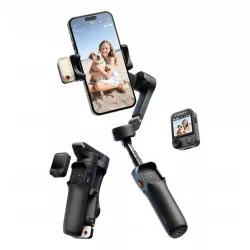 Gimbal Stabilizator Lampa Led Pilot Kijek Na Telefon / Hohem Isteady V3 Ultra / Czarny