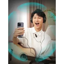 Mikrofon Bezprzewodowy Etui Ładujące 2tx 1rx Hohem / Mic-01 / Iphone Lightning