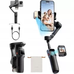 Gimbal Stabilizator Lampa Led Pilot Kijek Na Telefon / Hohem Isteady V3 Ultra / Czarny