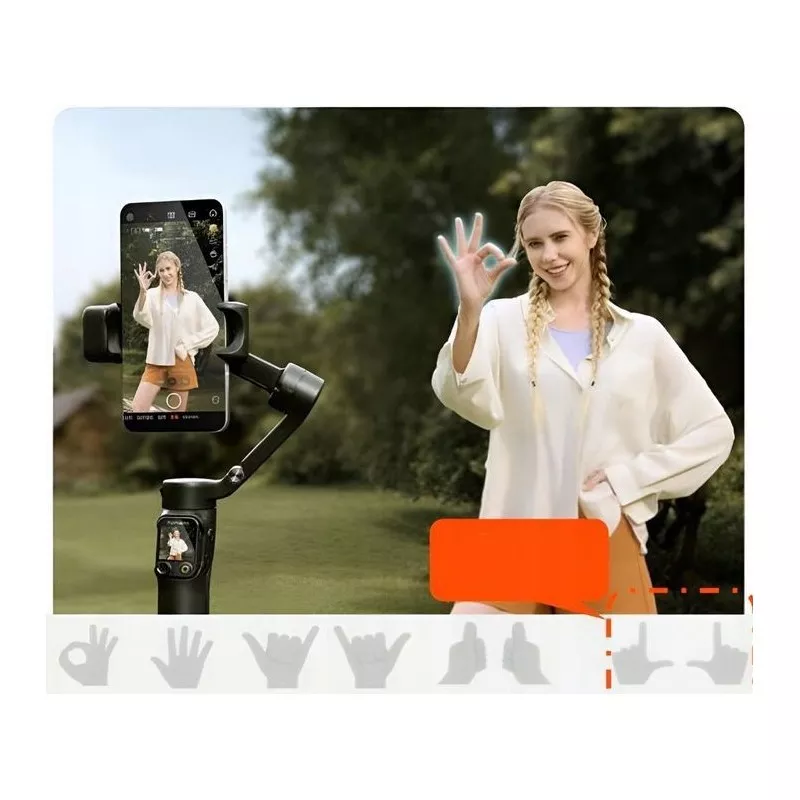 Gimbal Stabilizator Lampa Led Pilot Kijek Na Telefon / Hohem Isteady V3 Ultra / Czarny