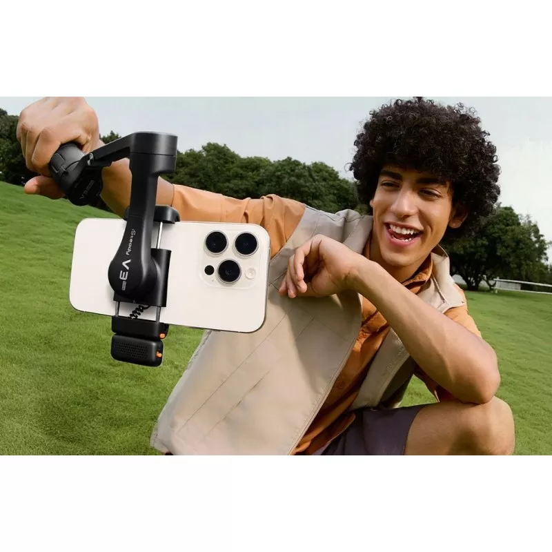 Gimbal Stabilizator Lampa Led Pilot Kijek Na Telefon / Hohem Isteady V3 Ultra / Czarny