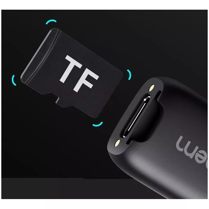 2x Mikrofon Bezprzewodowy + Etui Ładujące 2tx 1rx Hohem / Mic-01 / Usb-c Type-c