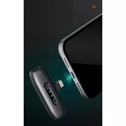 Mikrofon Bezprzewodowy Etui Ładujące 2tx 1rx Hohem / Mic-01 / Iphone Lightning