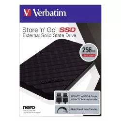 Verbatim Store n Go        256GB Portable SSD USB 3.2       53249