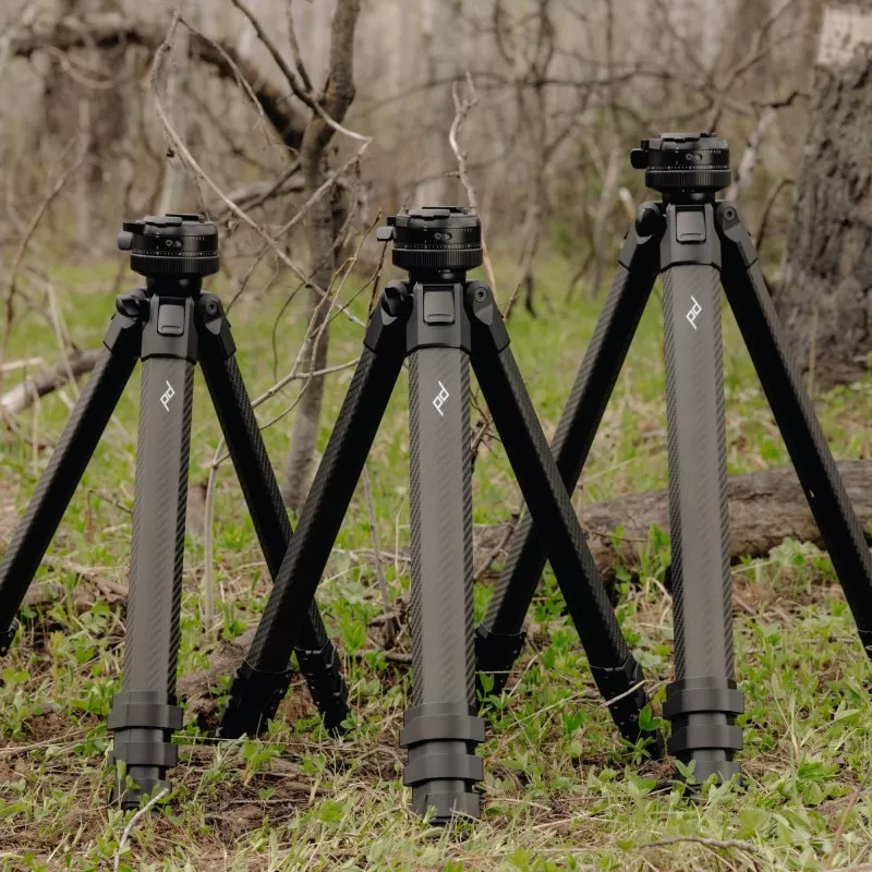 Statyw Peak Design Pro Tripod Tall Black - włókno węglowe, czarny